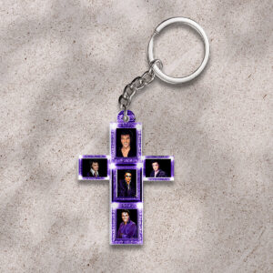 Elvis Presley Custom Shape 2-sided Keychain - HOATT 8980