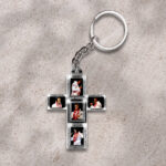 Elvis Presley Custom Shape 2-sided Keychain - HOATT 8983