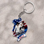 Elvis Presley Custom Shape 2-sided Keychain - HOATT 9320
