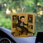 Elvis Presley Custom Shape 1-sided Acrylic Car Ornament - GNE NEW172