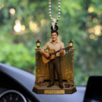 Elvis Presley Custom shape 2-sided Acrylic Car Ornament - MAITM12744
