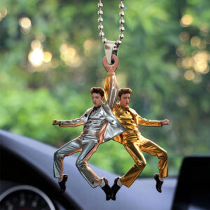 Elvis Presley Custom shape 2-sided Acrylic Car Ornament - MAITM 11730