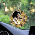 Elvis Presley Custom Shape 2-sided Acrylic Car Ornament – MAITM 8952