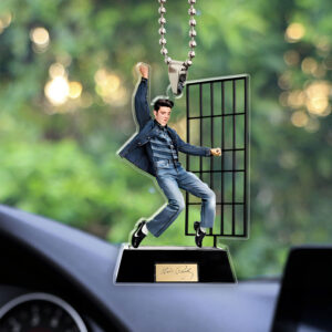Elvis Presley Custom Shape Clear 1-sided Car Ornament - MAITM 9619
