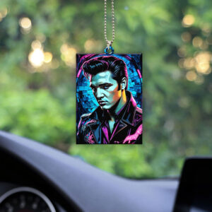 Elvis Presley Custom Shape 1-sided Acrylic Car Ornament - GNE 1255.4