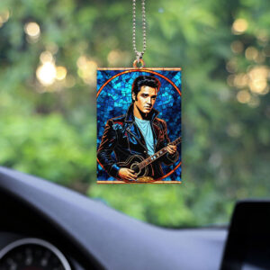 Elvis Presley Custom Shape 1-sided Acrylic Car Ornament - GNE 1255.6
