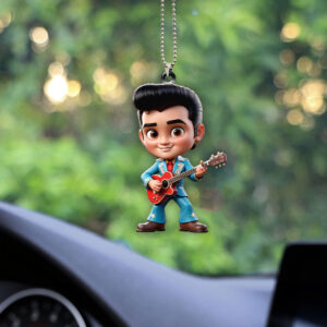 Elvis Presley Custom Shape 1-sided Acrylic Car Ornament - GNE 1276.4