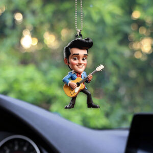 Elvis Presley Custom Shape 1-sided Acrylic Car Ornament - GNE 1276.5