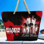 Elvis Presley Hemp Rope Tote Bag - HOATT 11691