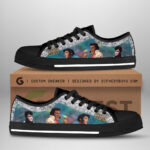 Elvis Presley Low Top Canvas Shoes - VANDH 2433