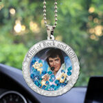 Elvis Presley Custom Shape 2-sided Acrylic Car Ornament – TANTN 11245