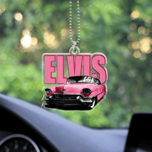 Elvis Presley Custom shape Clear 1-sided Acrylic Car Ornament - HOATT 5703