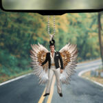 Elvis Presley Custom Shape 2-sided Acrylic Car Ornament - HOATT 5859