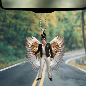 Elvis Presley Custom Shape 2-sided Acrylic Car Ornament - HOATT 5859