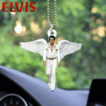 Elvis Presley Custom Shape 2-sided Acrylic Car Ornament – HOATT 5860