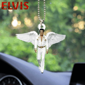 Elvis Presley Custom Shape 2-sided Acrylic Car Ornament - HOATT 5860