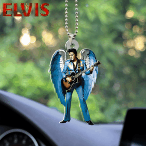 Elvis Presley Custom Shape 2-sided Acrylic Car Ornament - HOATT 5936