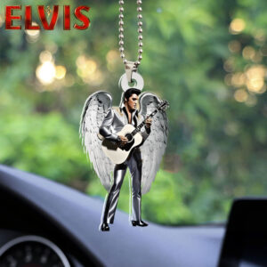 Elvis Presley Custom Shape 2-sided Acrylic Car Ornament - HOATT 6471