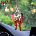 Elvis Presley Custom Shape 2-sided Acrylic Car Ornament - HOATT 6273