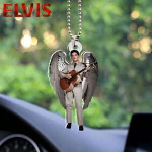 Elvis Presley Custom Shape 2-sided Acrylic Car Ornament - HOATT 6277