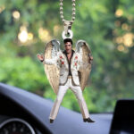 Elvis Presley Custom Shape 2-sided Acrylic Car Ornament - HOATT 6894