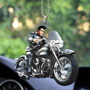 Elvis Presley Custom Shape 2-sided Acrylic Car Ornament - HOATT 7005