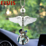 Elvis Presley Custom Shape 2-sided Acrylic Car Ornament - HOATT 7534
