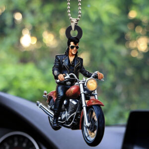 Elvis Presley Custom Shape 2-sided Acrylic Car Ornament - HOATT 7991