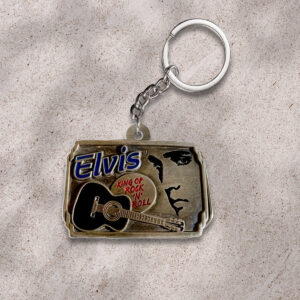 Elvis Presley Custom Shape 2-sided Keychain - GNE NEW461