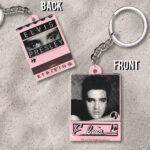 Elvis Presley Custom Shape 2-sided Keychain - GNE NEW462