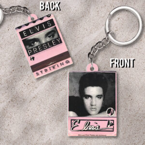 Elvis Presley Custom Shape 2-sided Keychain - GNE NEW462
