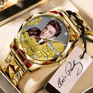 Elvis Presley Alloy Luxury Quartz Watch - GNE 3864