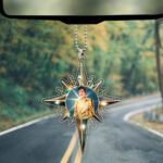 Elvis Presley Custom shape Clear 1-sided Acrylic Car Ornament - GNE 3519