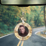 Elvis Presley Custom shape Clear 1-sided Acrylic Car Ornament - GNE 3695
