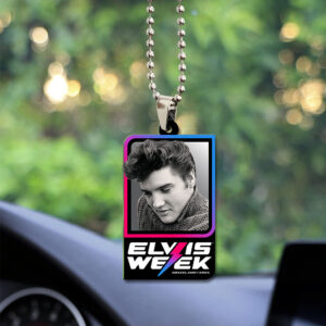 Elvis Presley Custom Shape 2-sided Acrylic Car Ornament - GNE 332
