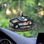 Elvis Presley Custom Shape 2-sided Acrylic Car Ornament - TANTN 10344