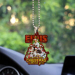 Elvis Presley Custom Shape 2-sided Acrylic Car Ornament - TANTN 8029