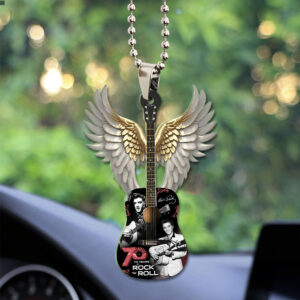 Elvis Presley Custom Shape 2-sided Acrylic Car Ornament - TANTN 9012