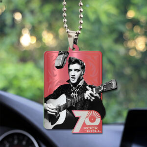 Elvis Presley Custom Shape 2-sided Acrylic Car Ornament - TANTN 9013