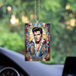 Elvis Presley Custom Shape 2-sided Acrylic Car Ornament – TANTN 3612