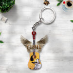 Elvis Presley Custom Shape 2-sided Keychain - TANTN 11590