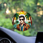 Elvis Presley Custom Shape 1-sided Acrylic Car Ornament - GNE 856