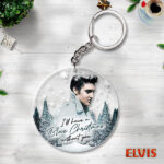 Elvis Presley Custom Shape 1-sided Keychain - TANTN 3739