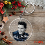 Elvis Presley Custom Shape 1-sided Keychain – TANTN 3740