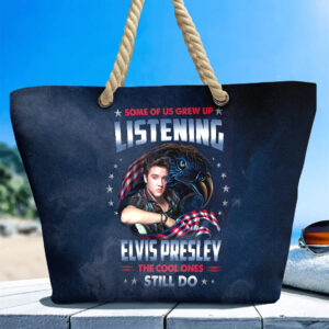 Elvis Presley Hemp Rope Tote Bag - TANTN 14294