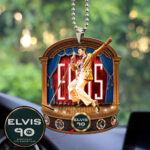 Elvis Presley Custom Shape 1-sided Acrylic Car Ornament - MAITM 9281