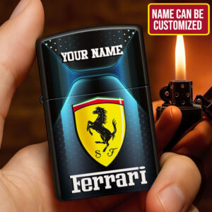 Personalized Scuderia Ferrari Zippo Lighter Case (No Insert) - TMTHU1121