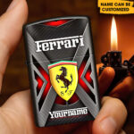 Personalized Scuderia Ferrari Zippo Lighter Case (No Insert) – TMTHU1069