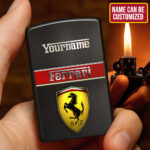 Personalized Scuderia Ferrari Zippo Lighter Case (No Insert) - TMTHU1166