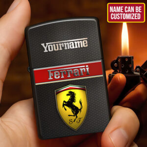 Personalized Scuderia Ferrari Zippo Lighter Case (No Insert) - TMTHU1166